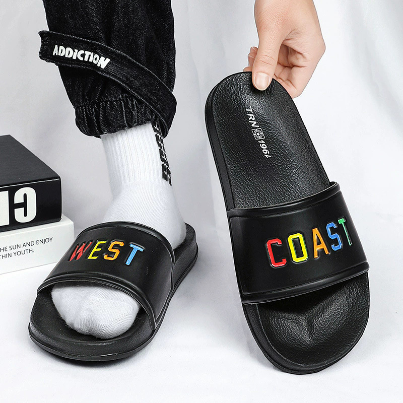 Summer casual outdoor men slides for daily comfort
