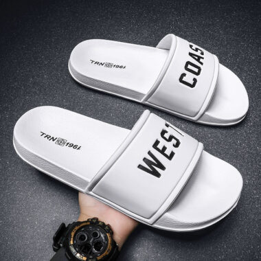 Summer casual outdoor men slides for daily comfort