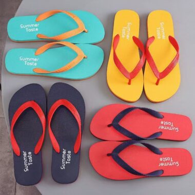 Durable anti-slip summer men flip flops for daily wear