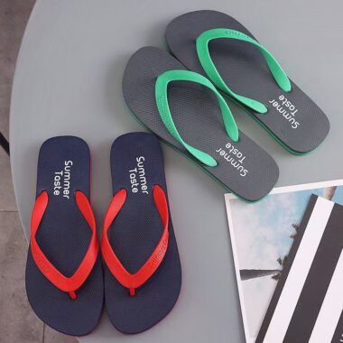 Durable anti-slip summer men flip flops for daily wear