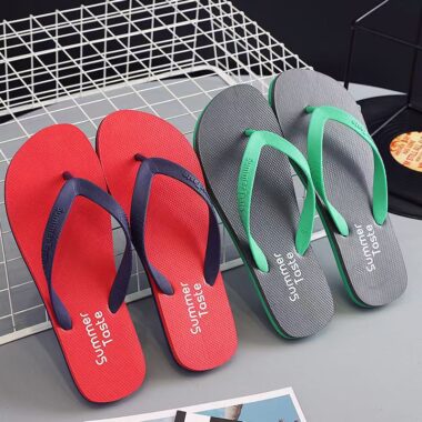 Durable anti-slip summer men flip flops for daily wear