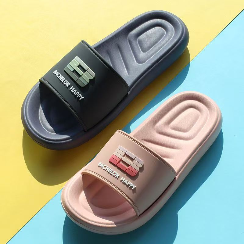 Summer indoor anti-slip lightweight odor-free unisex slides