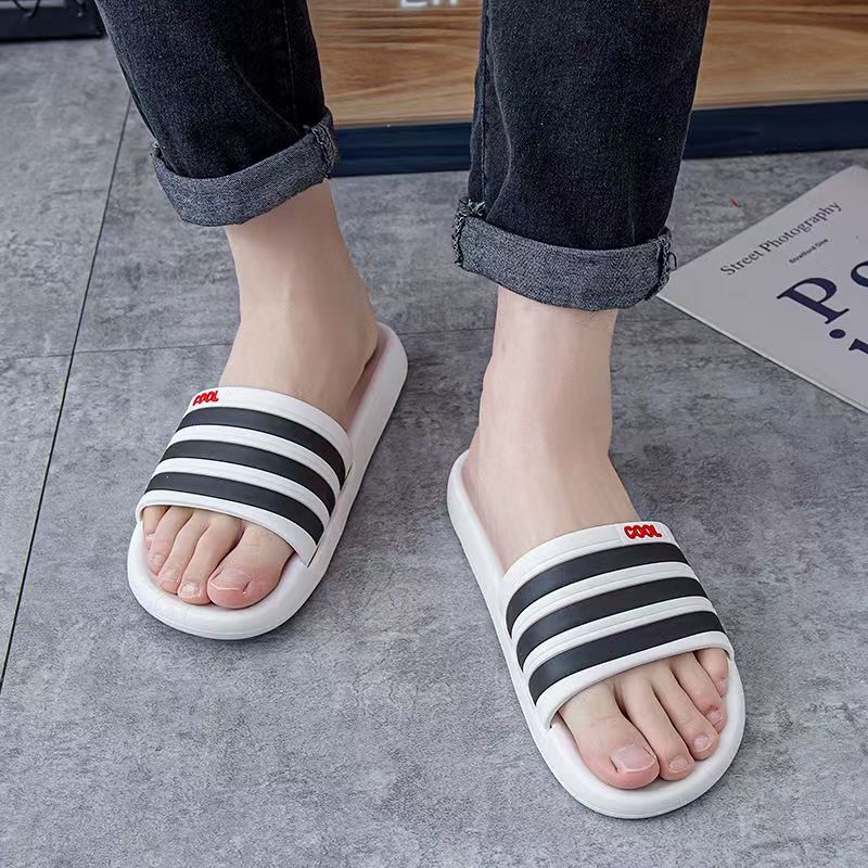 Summer indoor anti-slip thick soft sole men slides for comfort