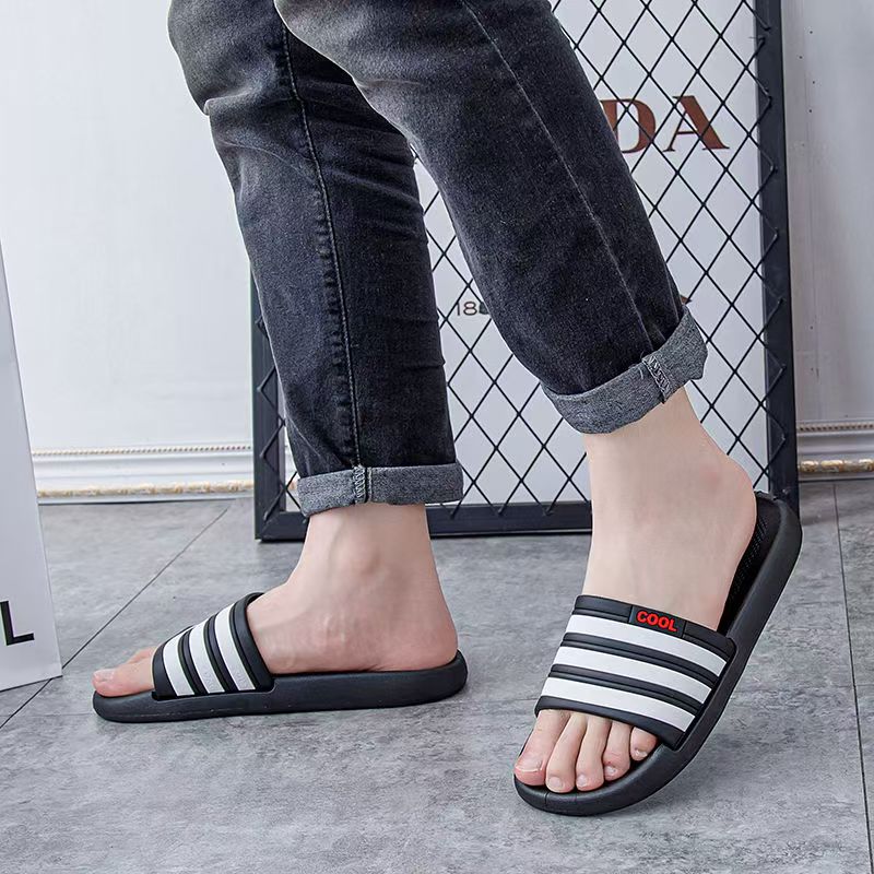 Summer indoor anti-slip thick soft sole men slides for comfort
