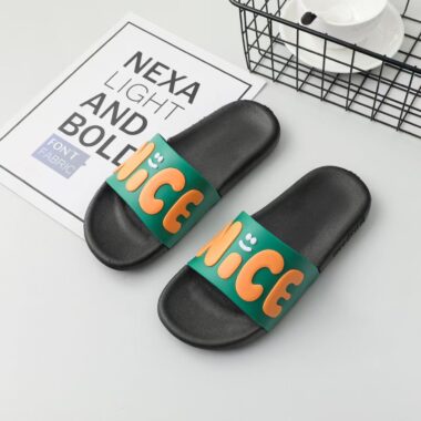 Summer indoor cute anti-slip women slides with soft sole