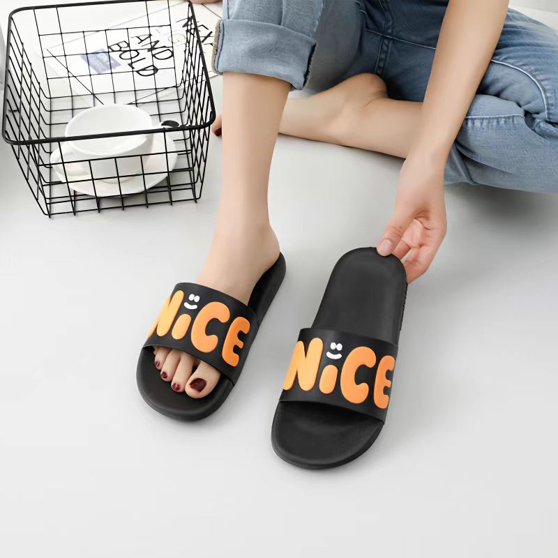Summer indoor cute anti-slip women slides with soft sole