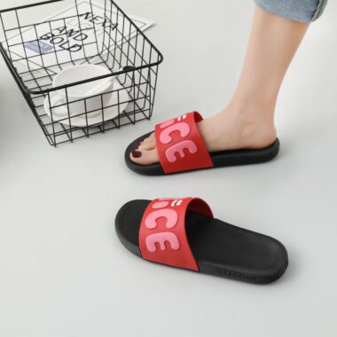 Summer indoor cute anti-slip women slides with soft sole