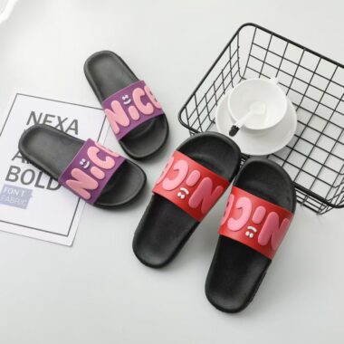 Summer indoor cute anti-slip women slides with soft sole