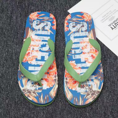 Trendy summer soft sole anti-slip men flip flops