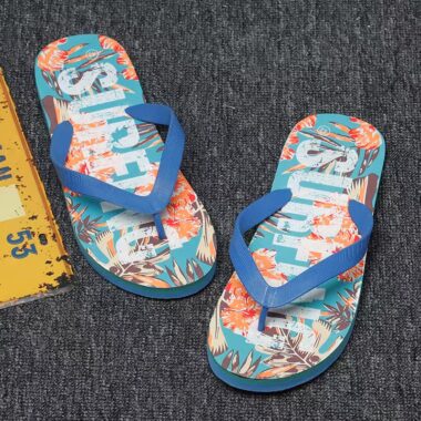 Trendy summer soft sole anti-slip men flip flops