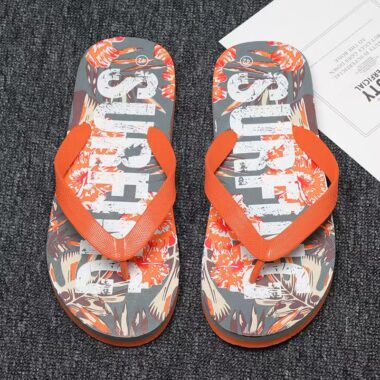 Trendy summer soft sole anti-slip men flip flops