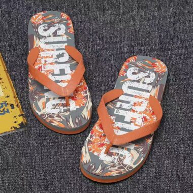 Trendy summer soft sole anti-slip men flip flops