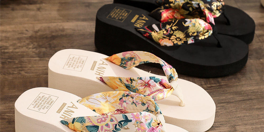 Summer casual women flip flop for beach wear