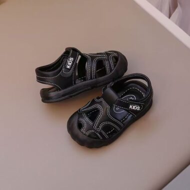 Breathable closed-toe non-slip toddler boys sandals