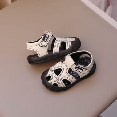 Breathable closed-toe non-slip toddler boys sandals