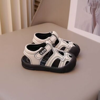 Breathable closed-toe non-slip toddler boys sandals