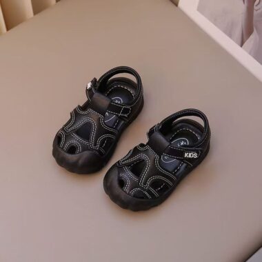 Breathable closed-toe non-slip toddler boys sandals