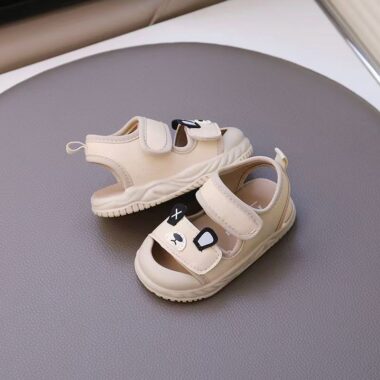 Closed-toe non-slip unisex toddler summer walking sandals