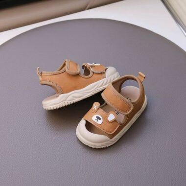Closed-toe non-slip unisex toddler summer walking sandals