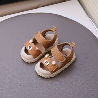 Closed-toe non-slip unisex toddler summer walking sandals