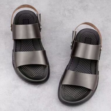 Genuine leather breathable anti-slip soft-sole casual men sandals