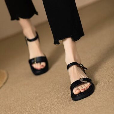 Low-heel comfortable summer fashion women sandals