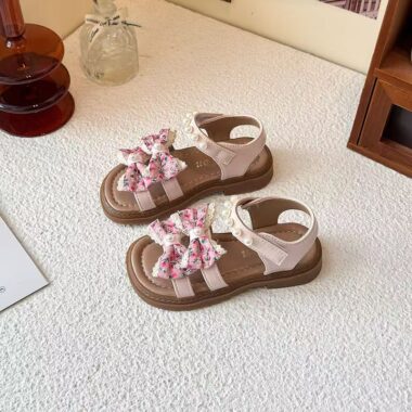 Open-toe casual breathable summer sandals for young girls
