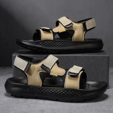 Outdoor anti-slip beach sport velcro summer men sandals