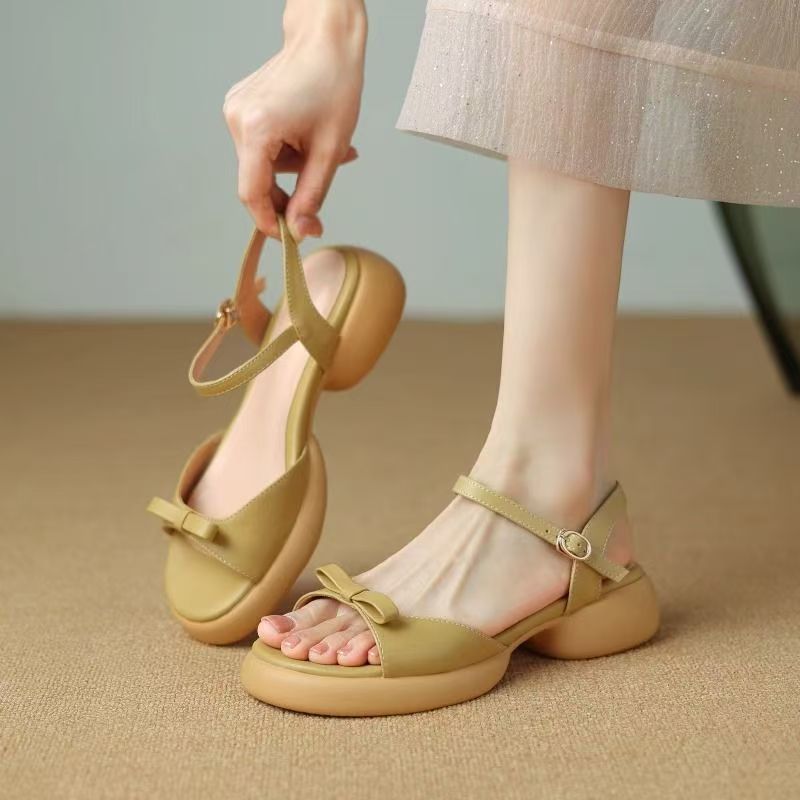 Thick-platform soft sole Roman strap summer fashion women sandals