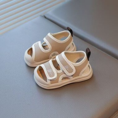 Soft sole closed-toe summer sandals for toddler boys