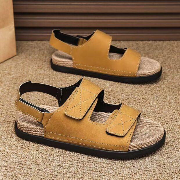 Soft sole anti-slip outdoor sport beach summer sandals for men