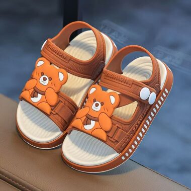 Soft waterproof cartoon non-slip unisex kids summer sandals