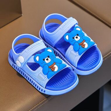 Soft waterproof cartoon non-slip unisex kids summer sandals