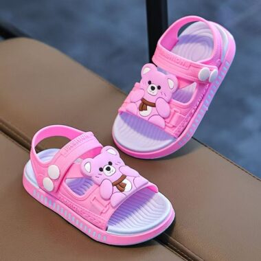 Soft waterproof cartoon non-slip unisex kids summer sandals