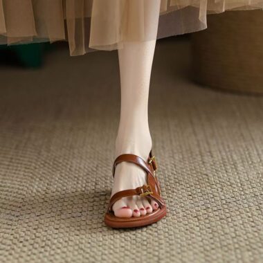 Roman-style flat summer casual women sandals